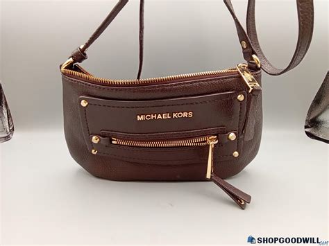 dark brown michael kors purse